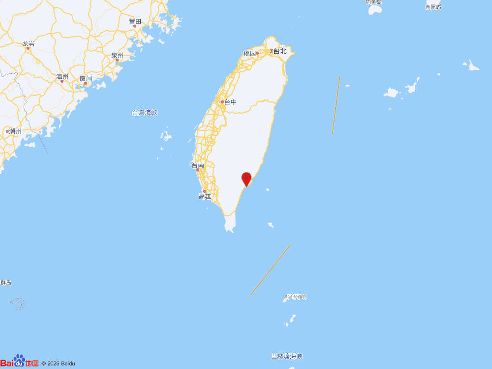 台湾台东县发生4.7级地震