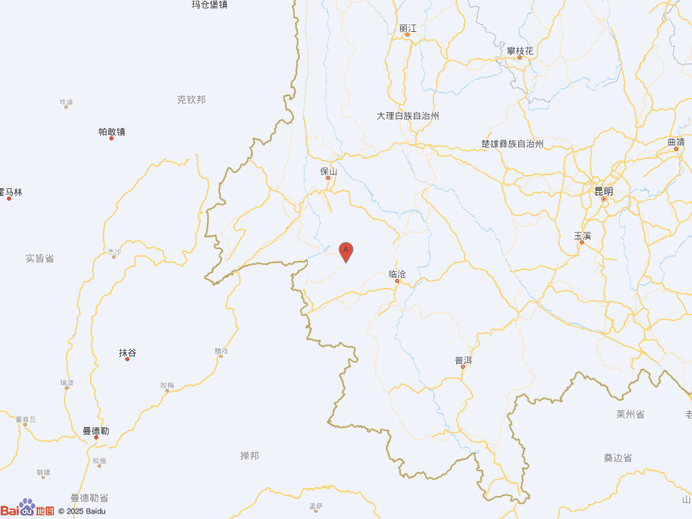云南临沧市永德县（北纬24.16度，东经99.41度）发生3.2级地震