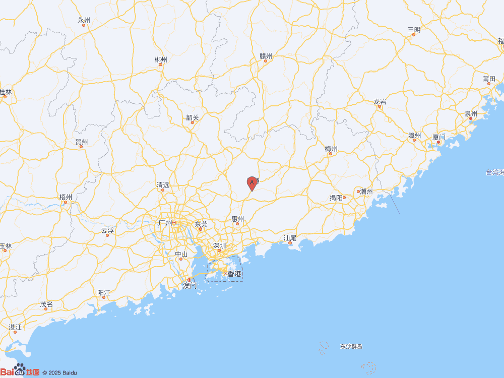 广东河源市源城区（北纬23.71度，东经114.69度）发生3.5级地震