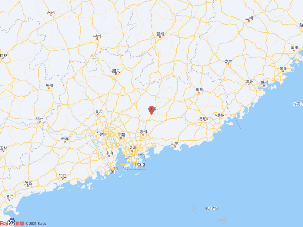 广东河源市源城区（北纬23.72度，东经114.68度）发生3.0级地震