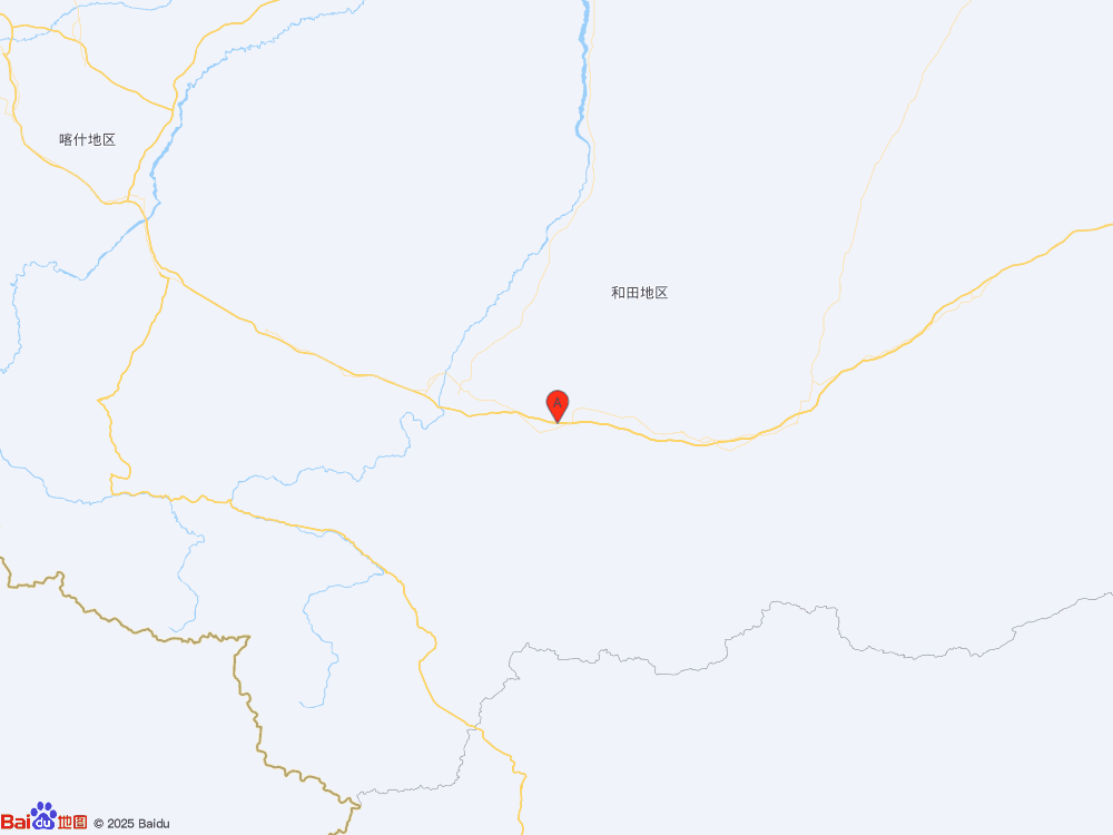 新疆和田地区策勒县（北纬36.96度，东经80.69度）发生3.1级地震
