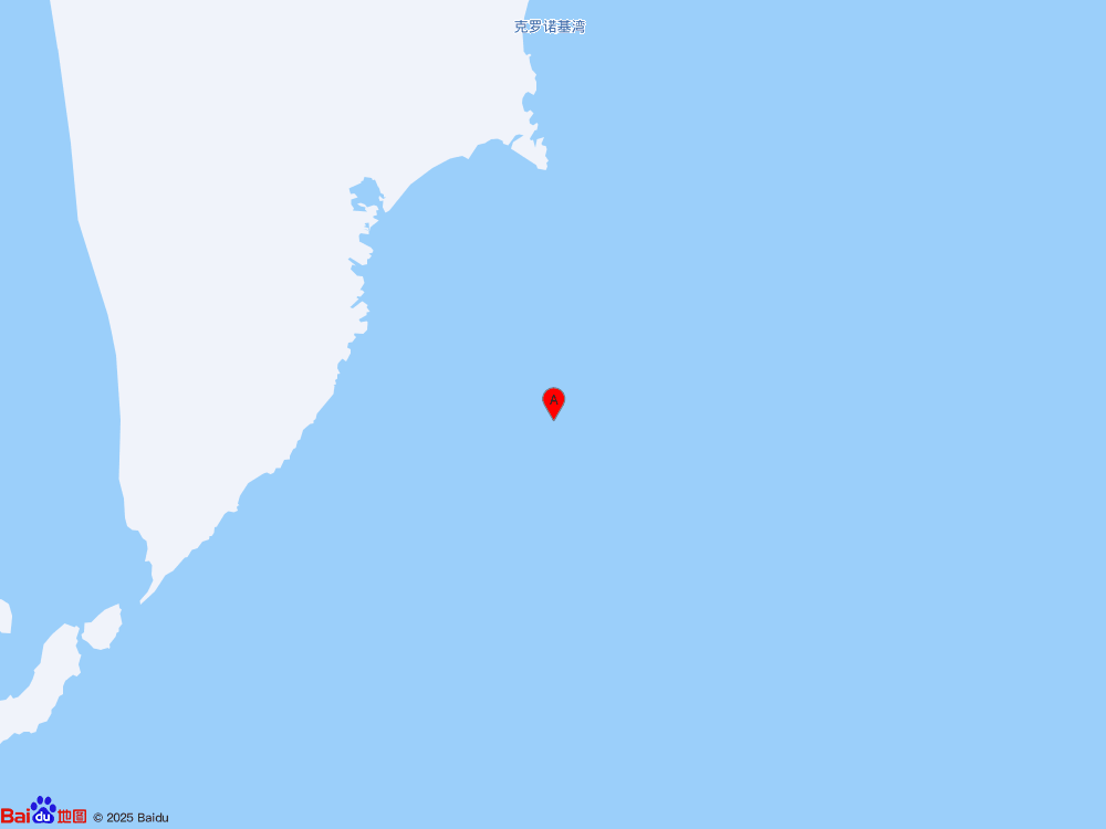 堪察加东岸远海（北纬51.85度，东经160.10度）发生5.8级地震